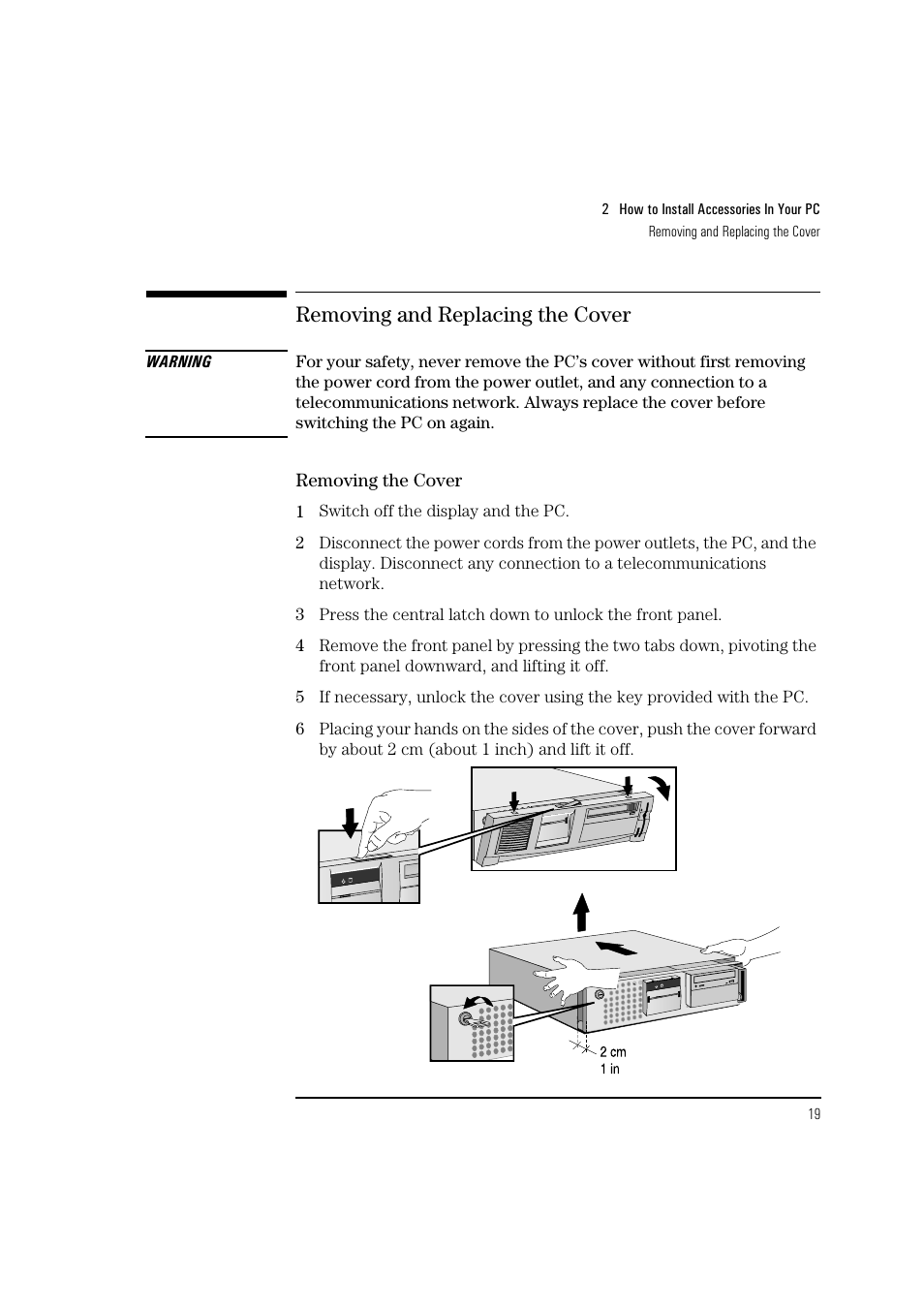 Removing and replacing the cover | HP 6 User Manual | Page 31 / 112