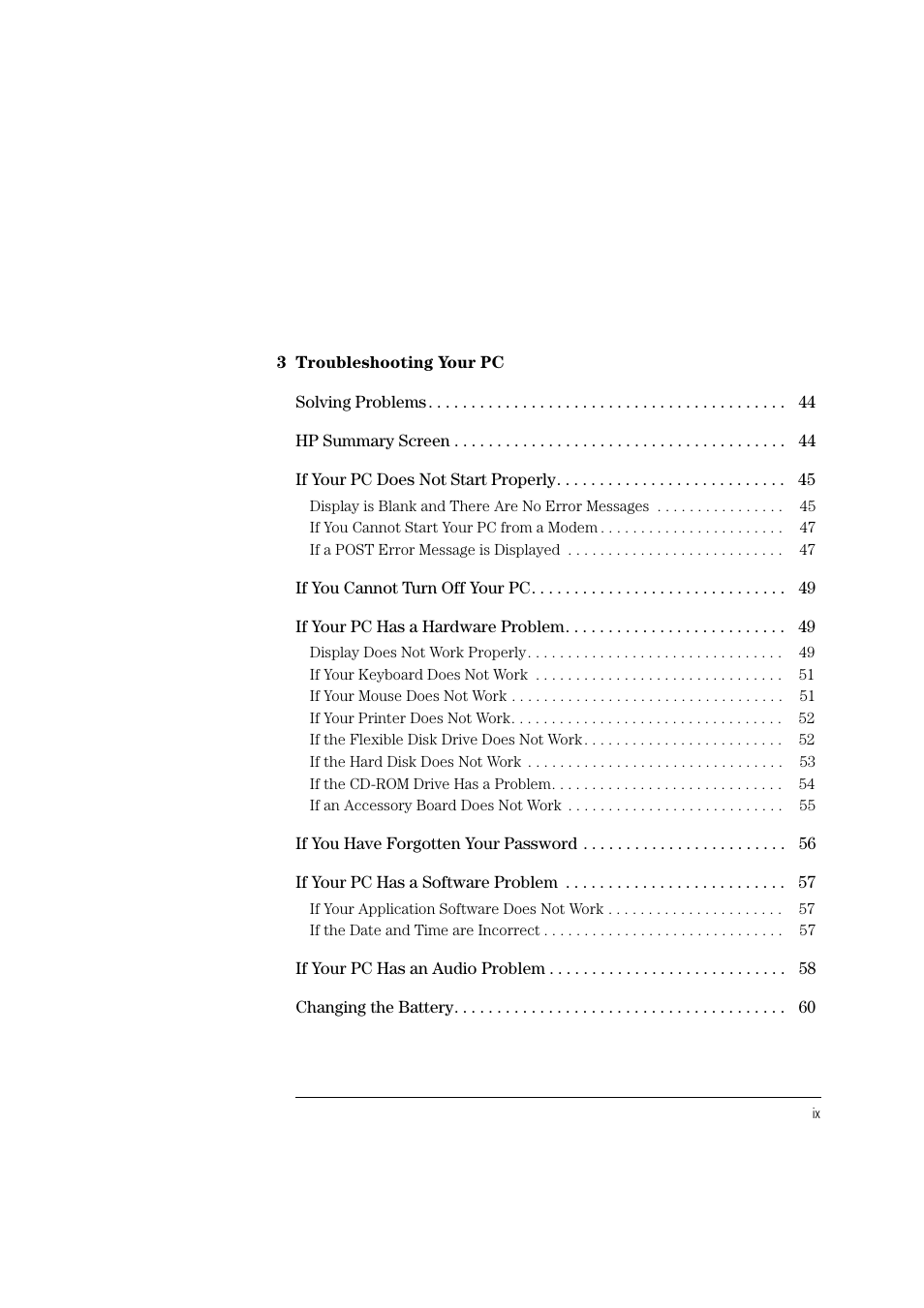 HP 6 User Manual | Page 9 / 112
