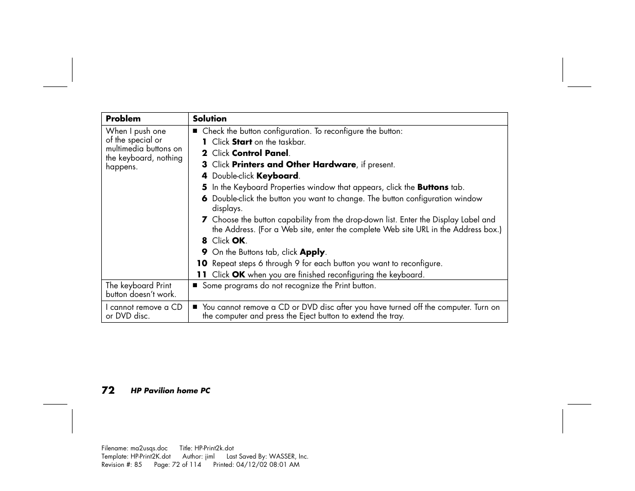 HP Pavilion User Manual | Page 100 / 114