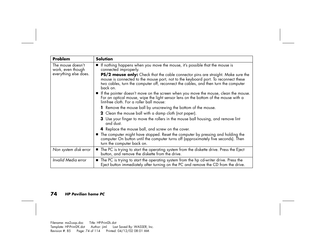 HP Pavilion User Manual | Page 102 / 114