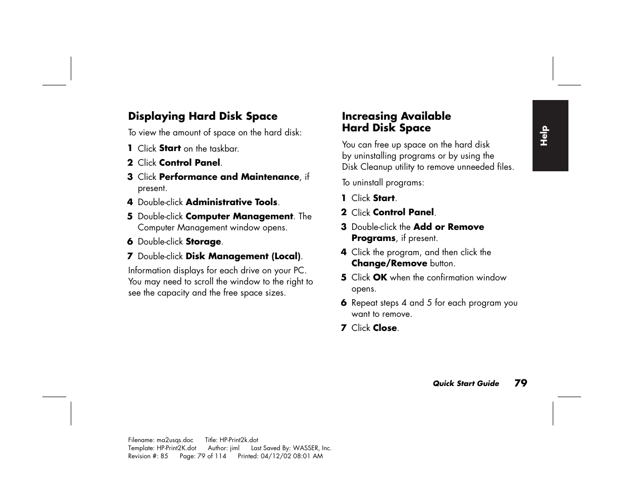 HP Pavilion User Manual | Page 107 / 114
