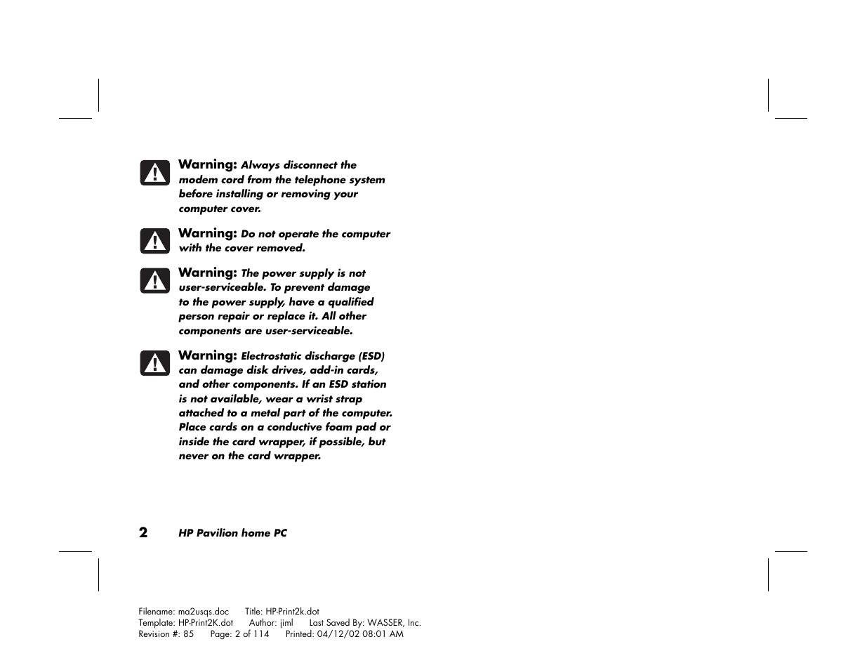 HP Pavilion User Manual | Page 30 / 114