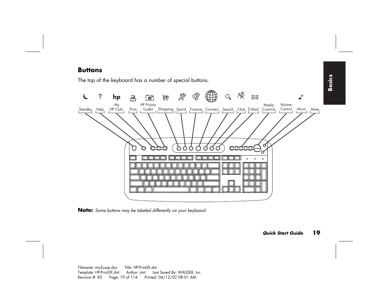 Buttons | HP Pavilion User Manual | Page 47 / 114