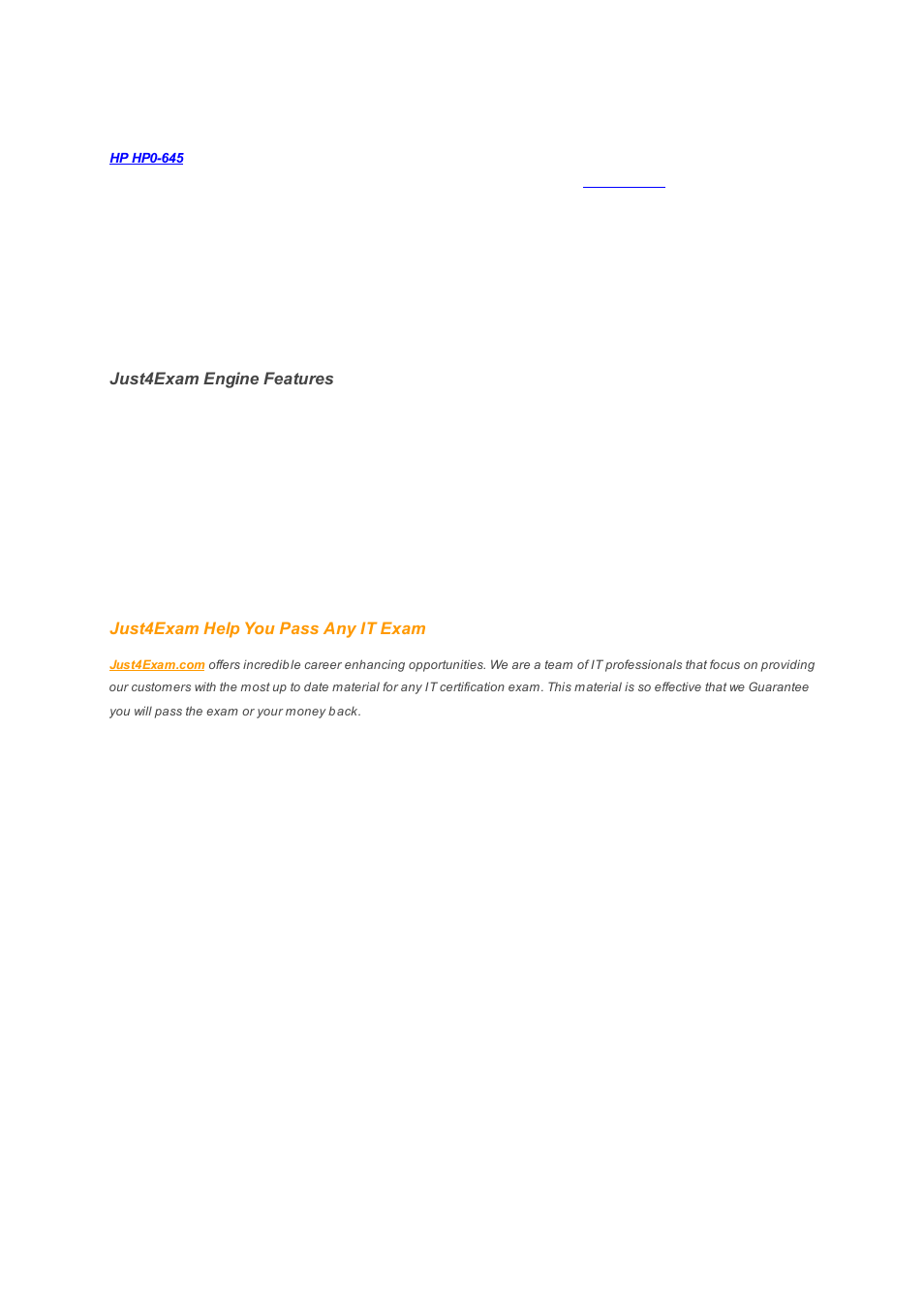 HP HPO-645 User Manual | Page 2 / 6