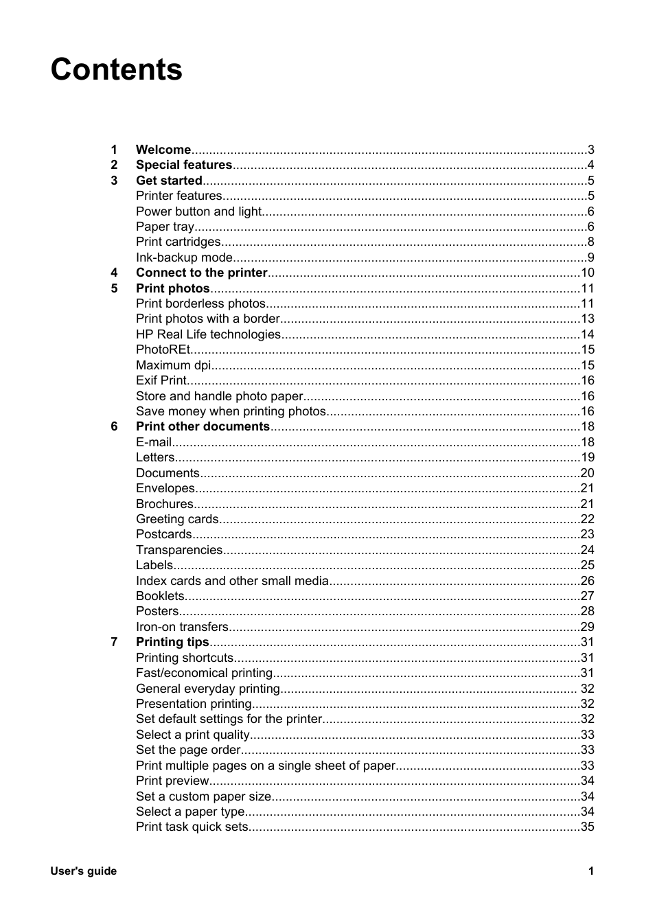 HP 3900 series User Manual | Page 3 / 72