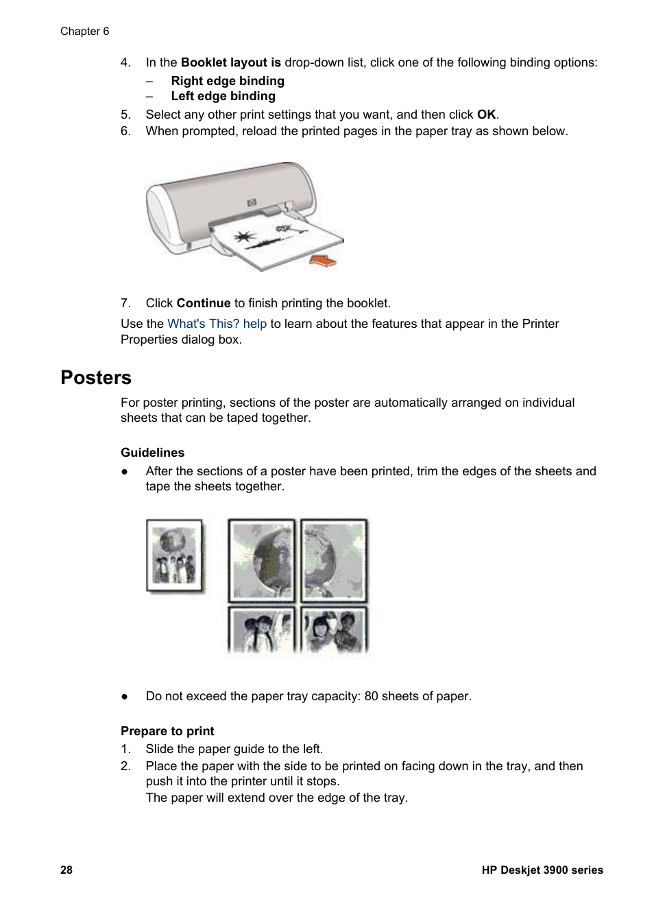 Posters | HP 3900 series User Manual | Page 30 / 72