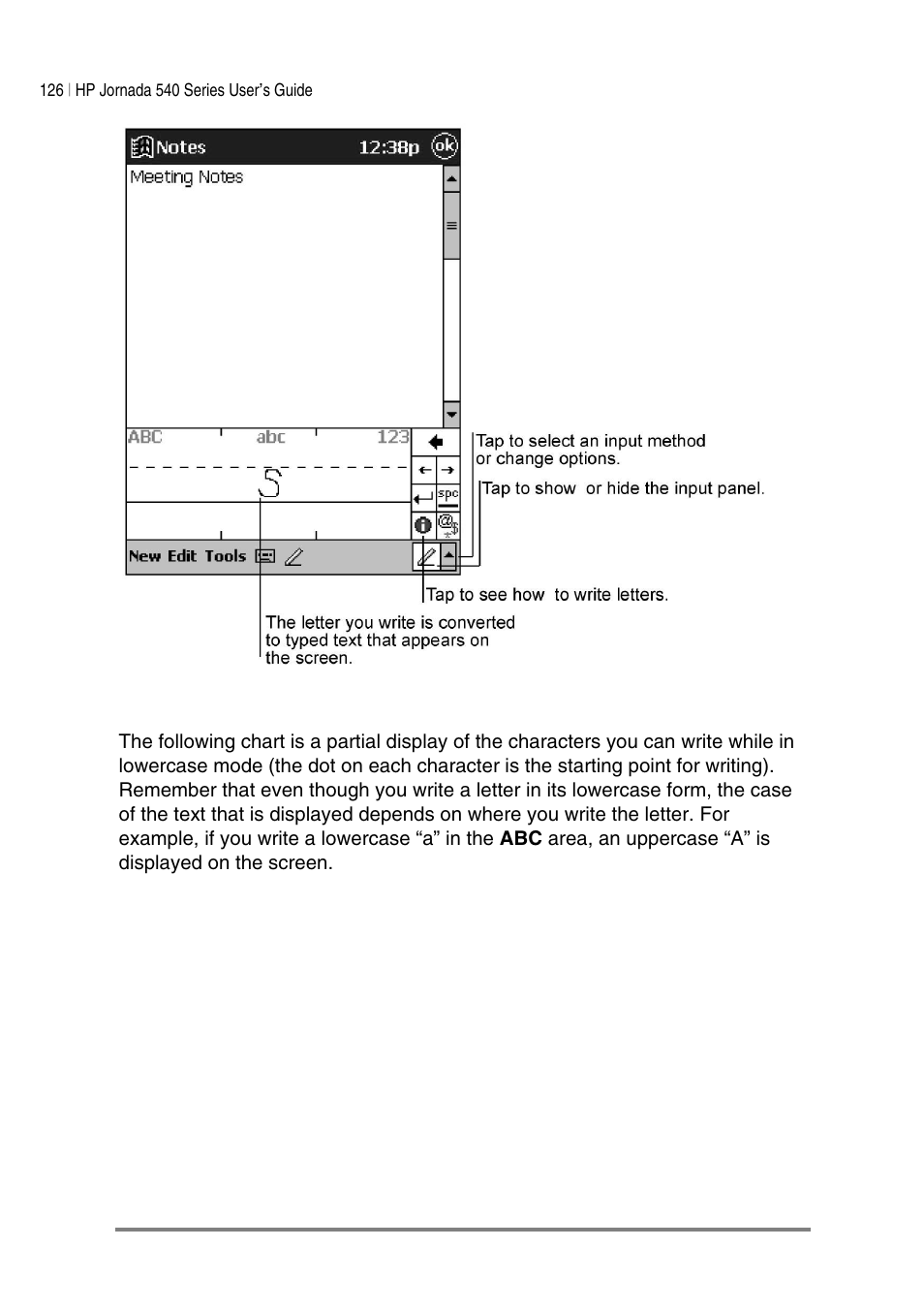 HP Jornada 540 Series User Manual | Page 130 / 135