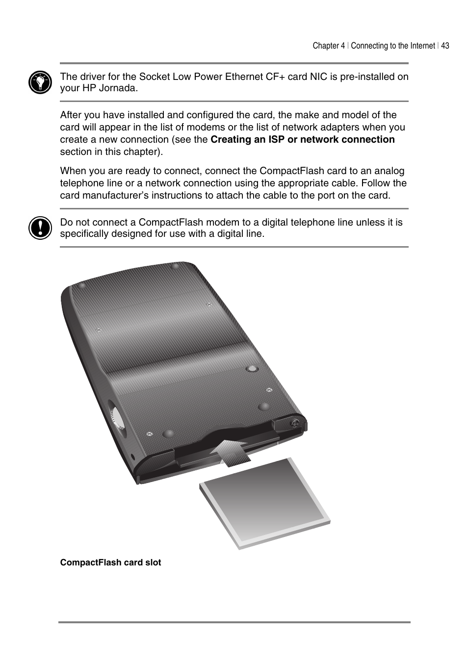 HP Jornada 540 Series User Manual | Page 47 / 135