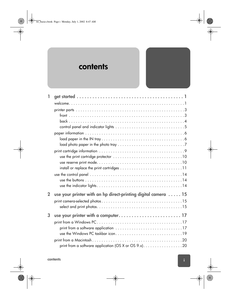 HP 7150 User Manual | Page 3 / 48