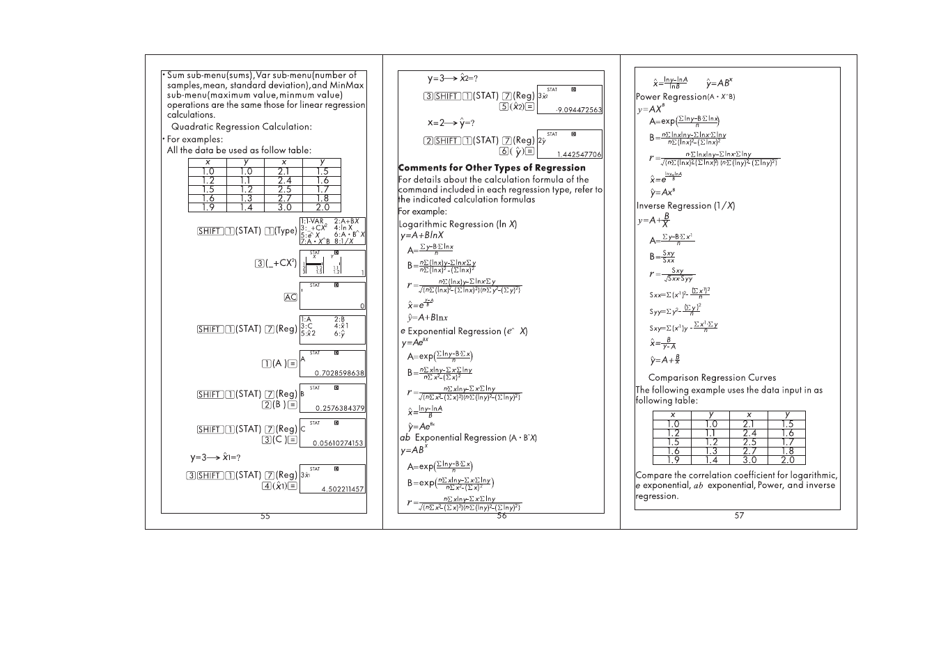 A=exp(51yc551iit | HP SmartCalc 300s User Manual | Page 20 / 27