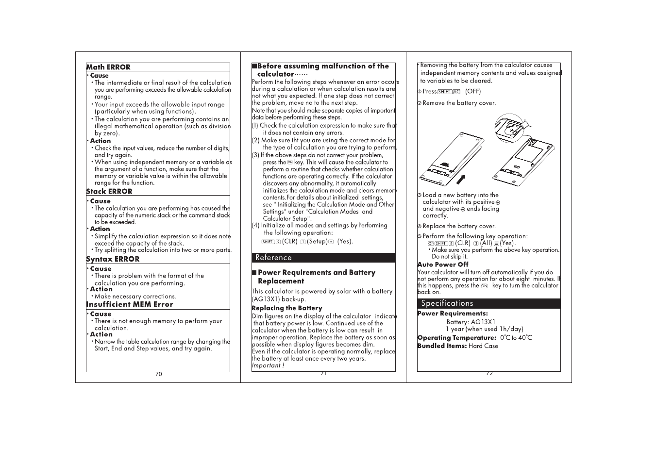 HP SmartCalc 300s User Manual | Page 25 / 27