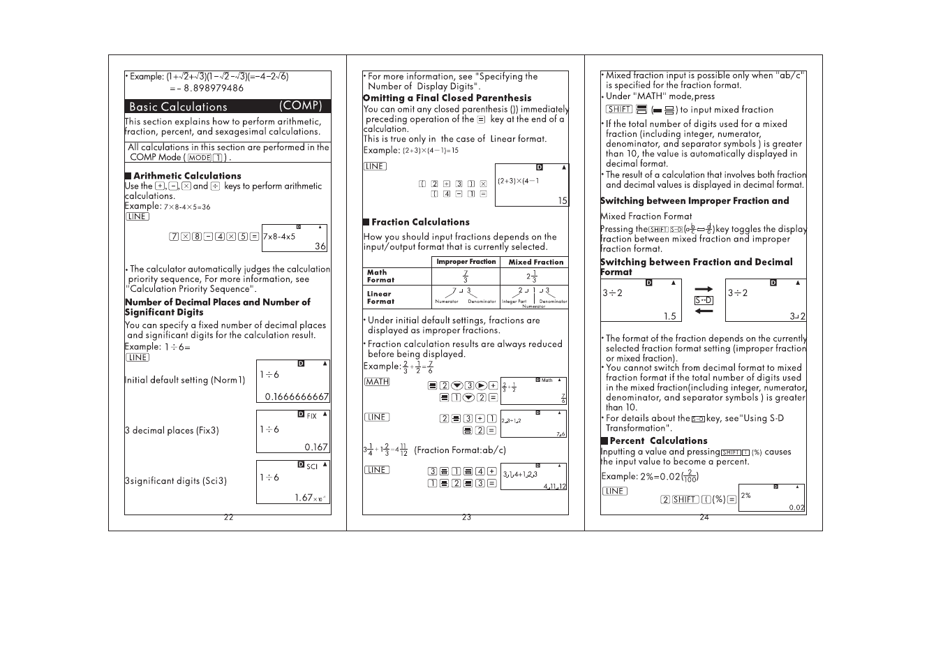 H[2]®s](g)0, H0®s]s, 0ishifnm(%)0 | HP SmartCalc 300s User Manual | Page 9 / 27