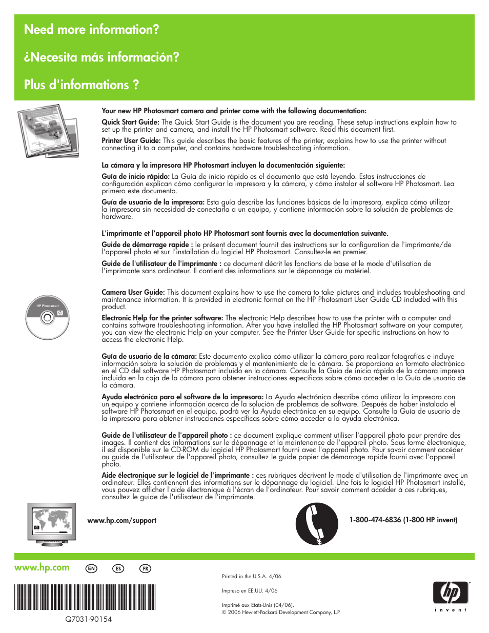 HP Photosmart A430 Series User Manual | Page 16 / 16