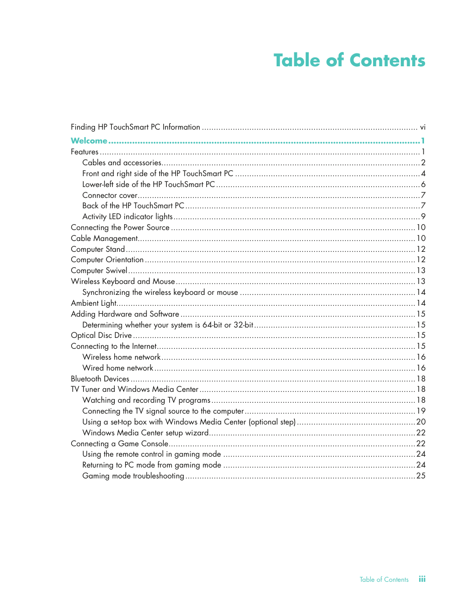 HP 575611-001 User Manual | Page 3 / 76