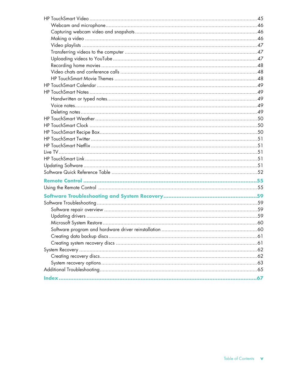 HP 575611-001 User Manual | Page 5 / 76