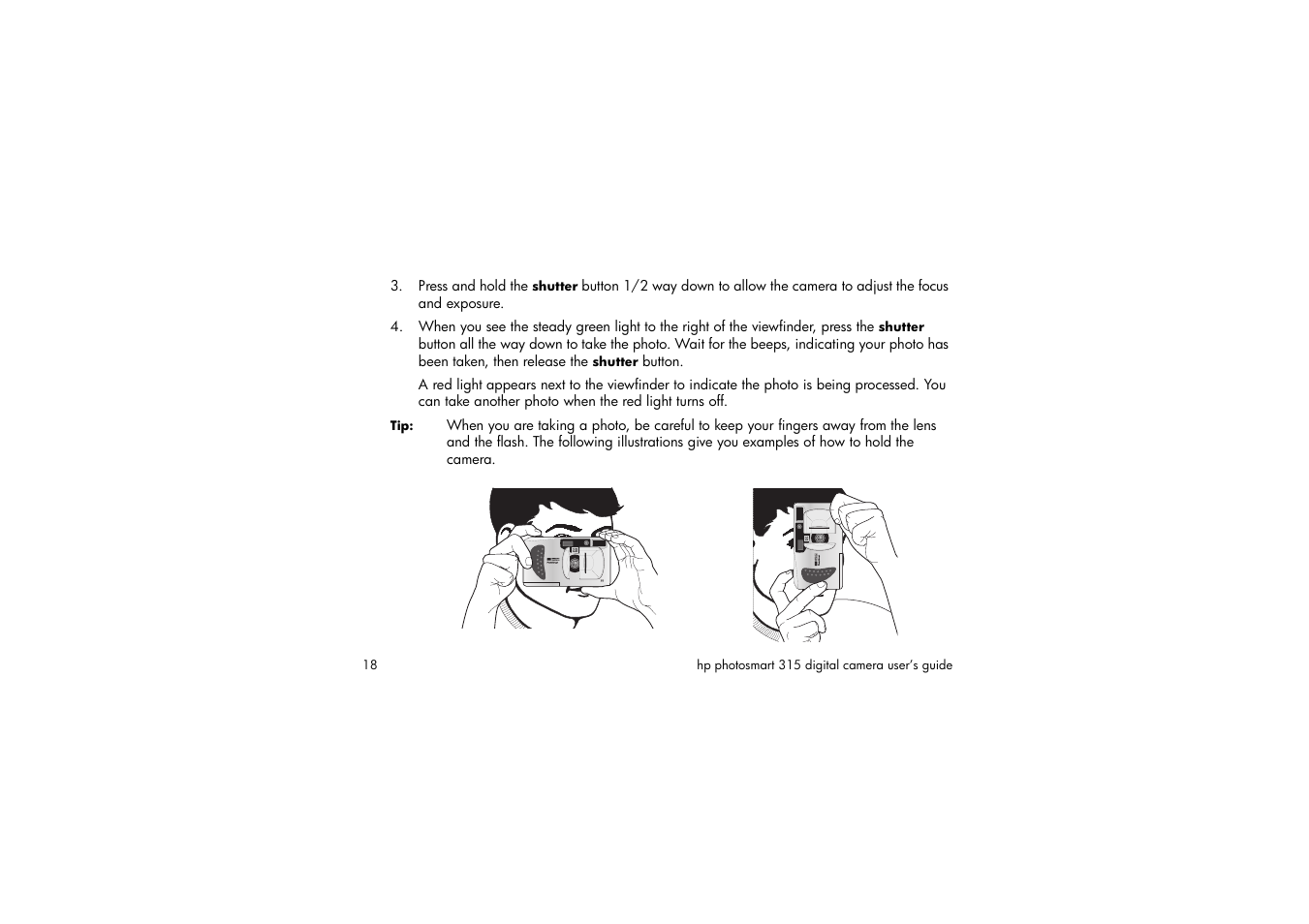 HP 315 User Manual | Page 18 / 112