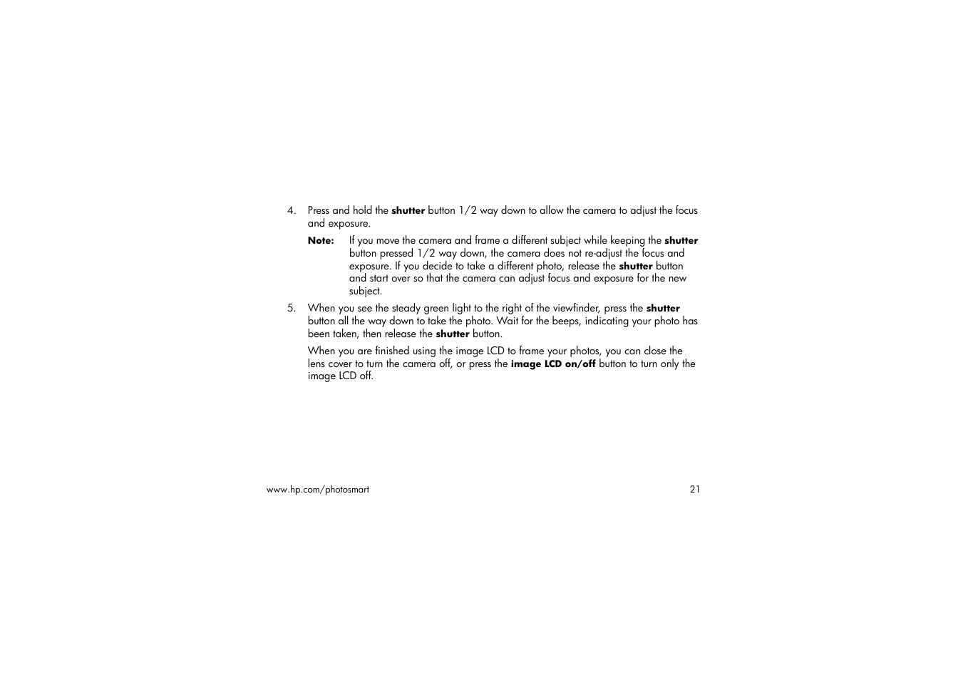 HP 315 User Manual | Page 21 / 112