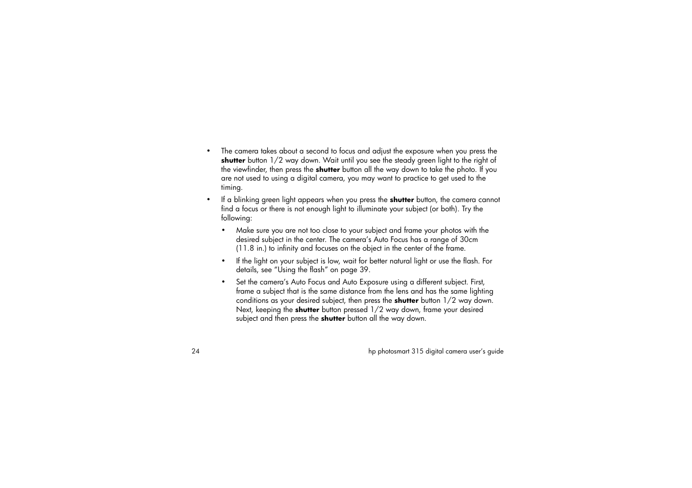 HP 315 User Manual | Page 24 / 112