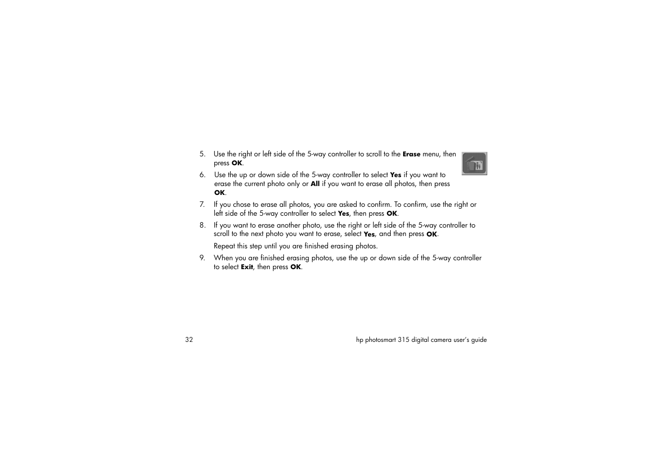 HP 315 User Manual | Page 32 / 112