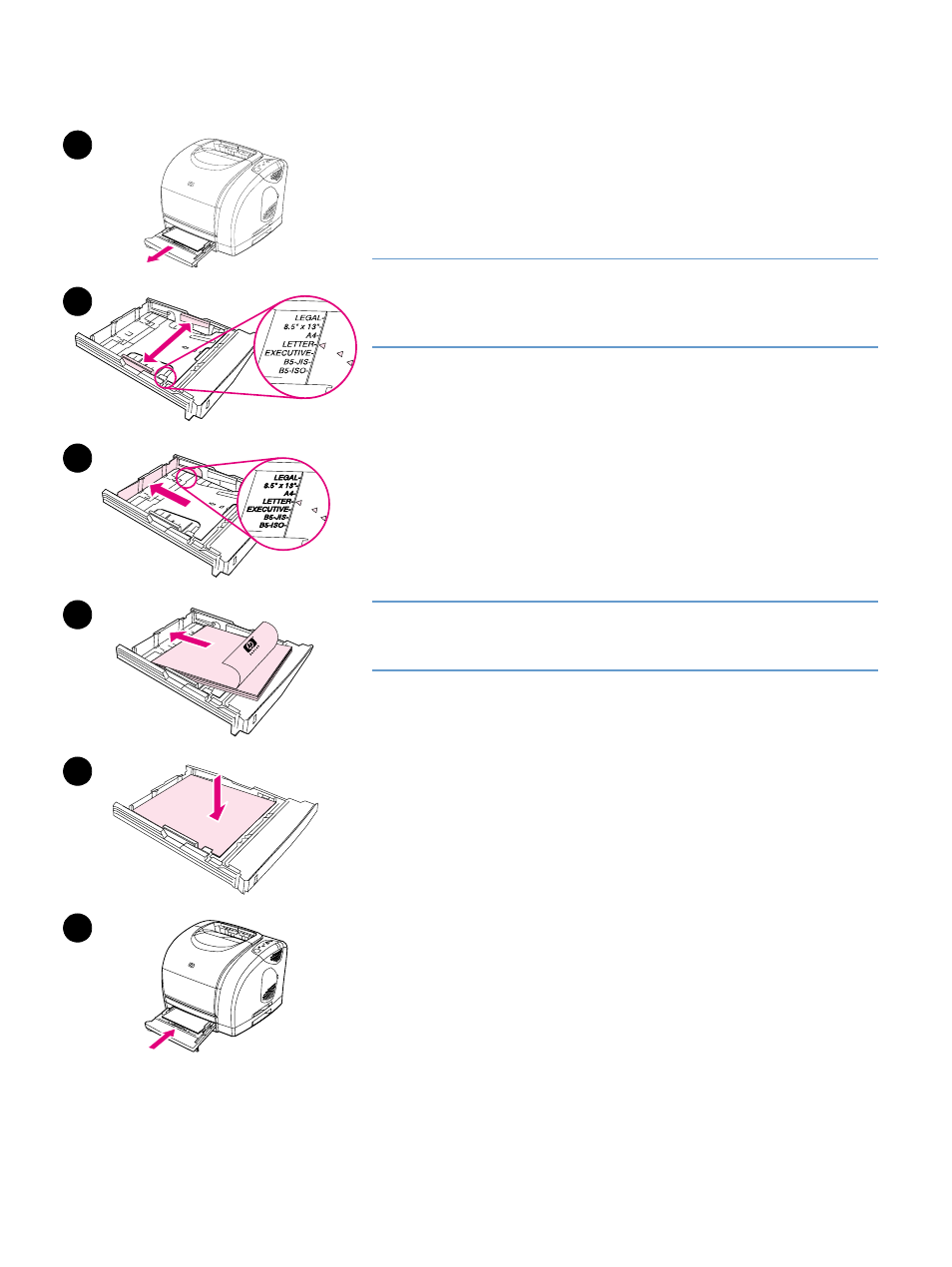 Loading optional tray2, Loading optional tray 2 | HP 1500 Series User Manual | Page 28 / 130