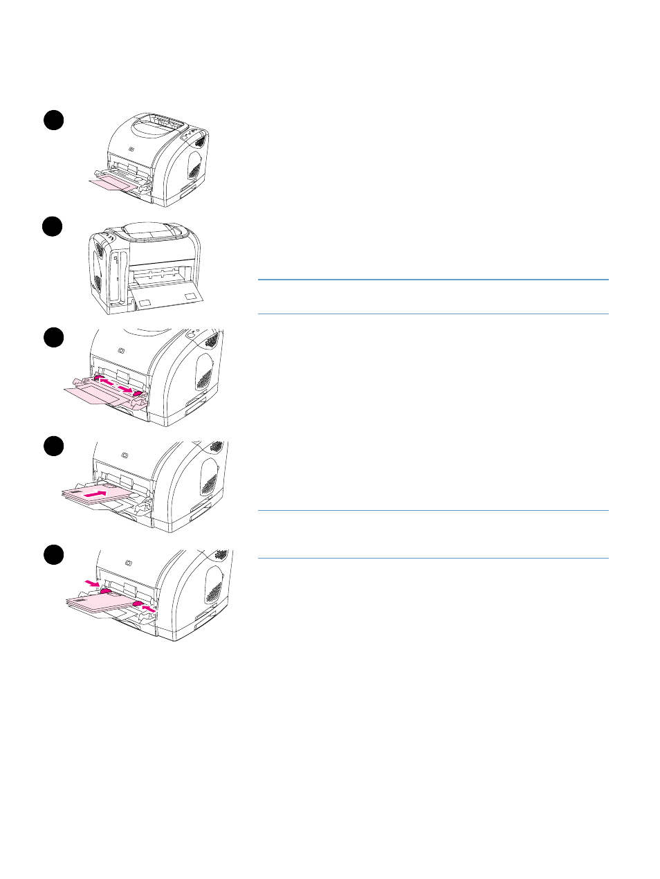 Printing on special print media, Printing on envelopes, Printing on special print media” on | HP 1500 Series User Manual | Page 38 / 130