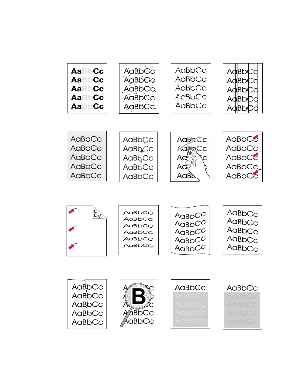 Solving issues with all printed documents, Solving issues with all printed | HP 1500 Series User Manual | Page 74 / 130