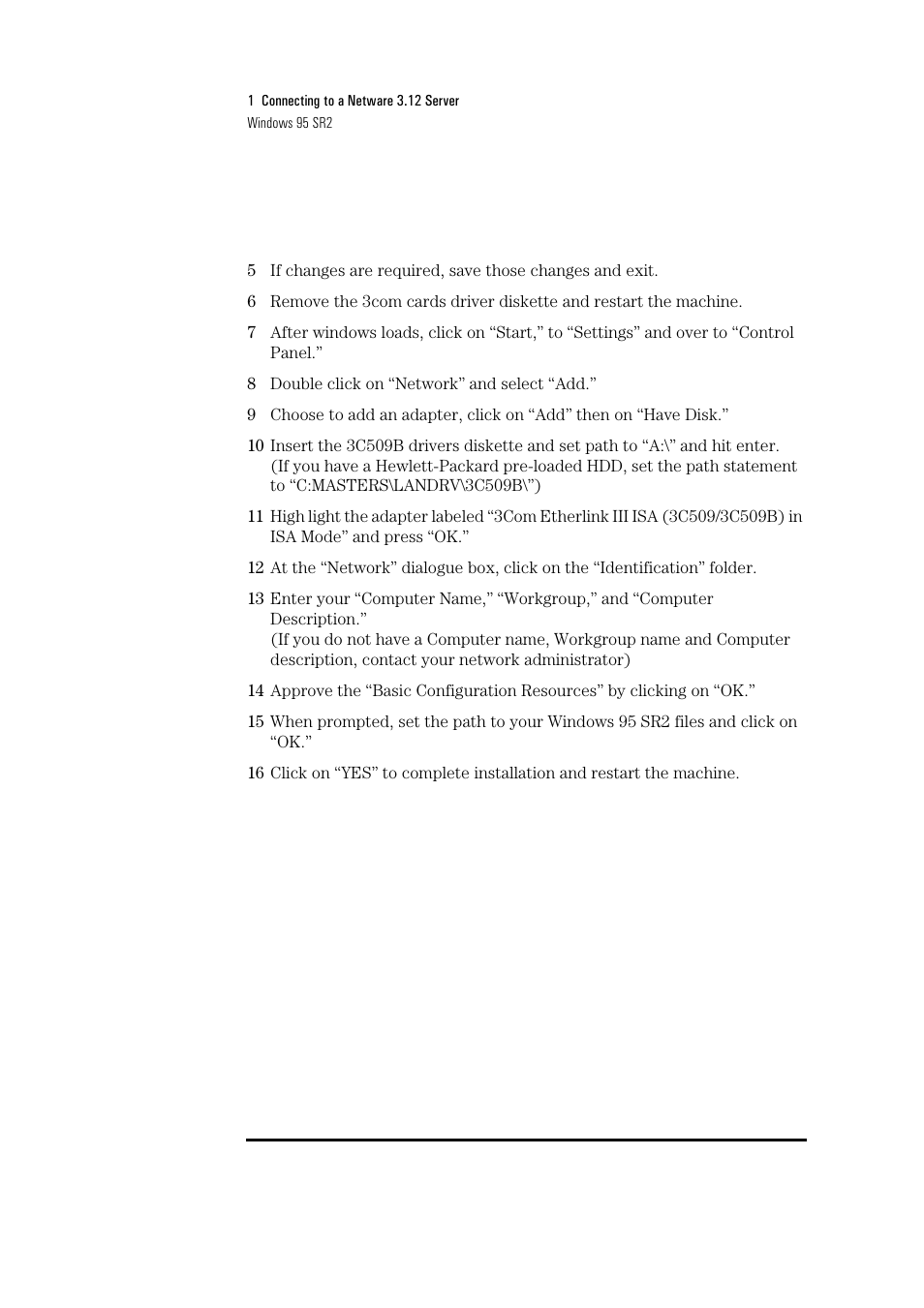 HP 3C509B-TP User Manual | Page 8 / 46