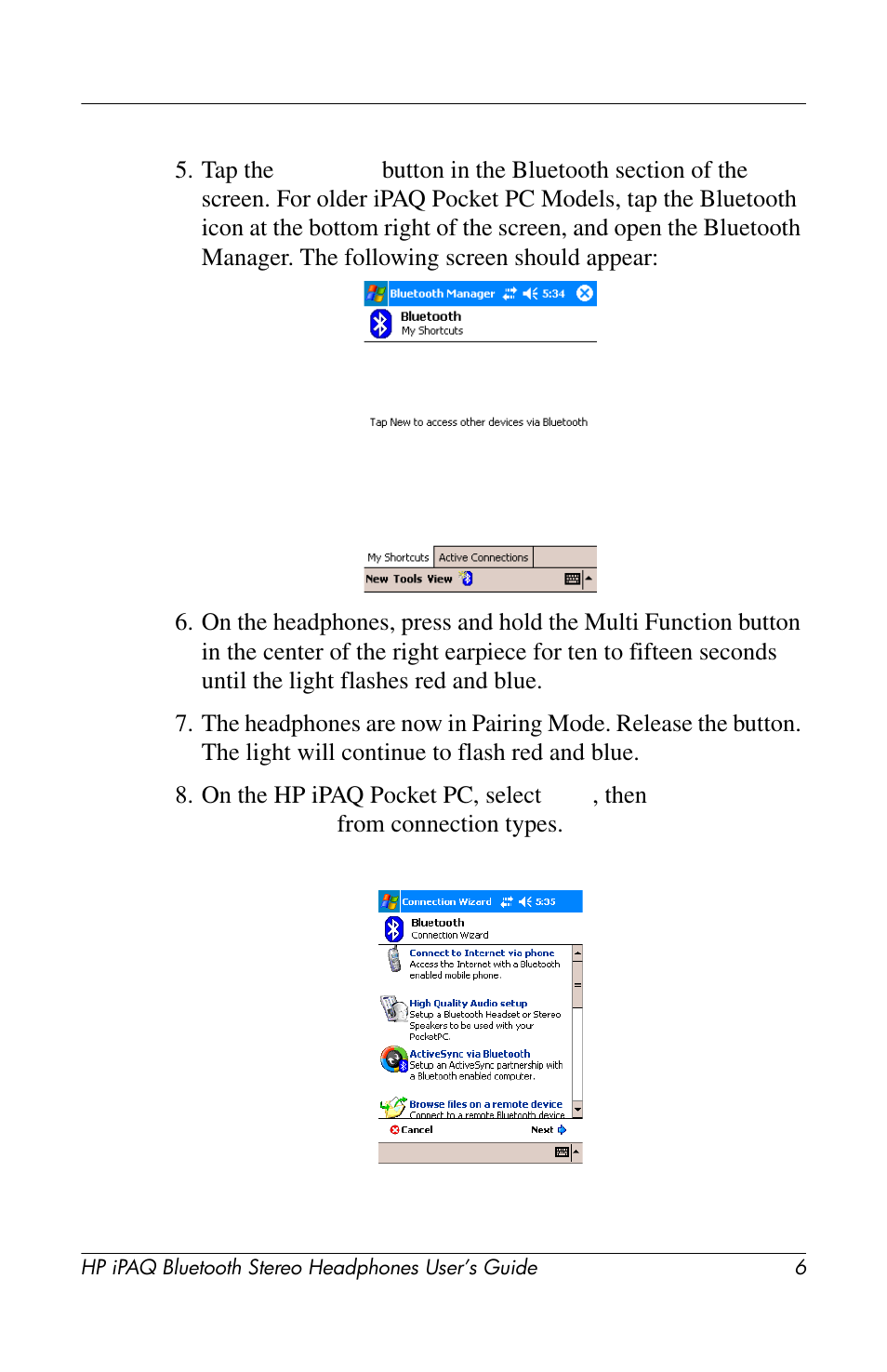 HP Bluetooth Stereo Headphones User Manual | Page 6 / 16