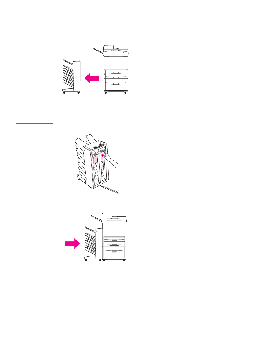 Clearing jams in the belt | HP Q5693A User Manual | Page 32 / 54