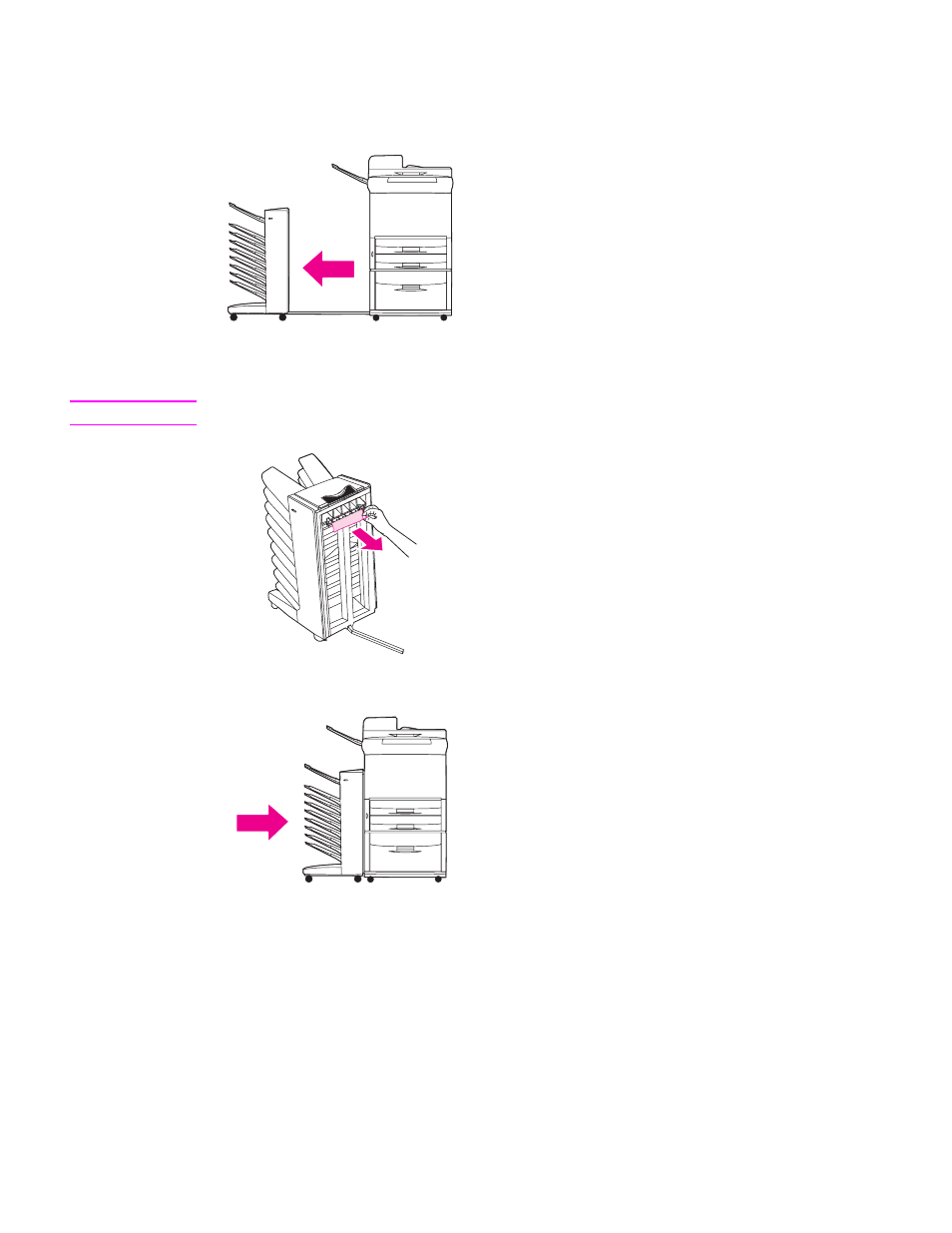 Clearing jams in the entry area | HP Q5693A User Manual | Page 33 / 54