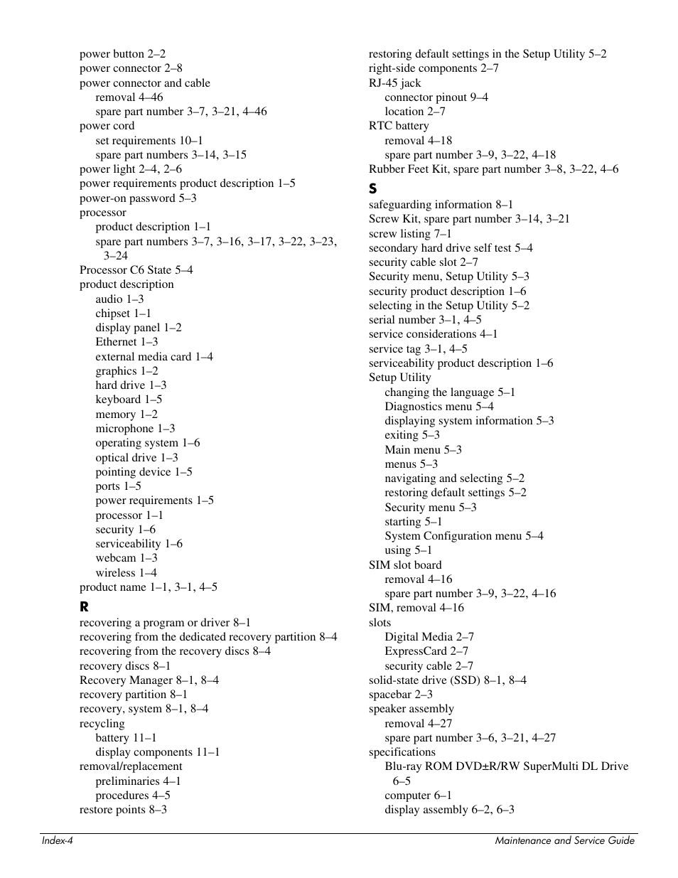 HP 512424-001 User Manual | Page 153 / 154