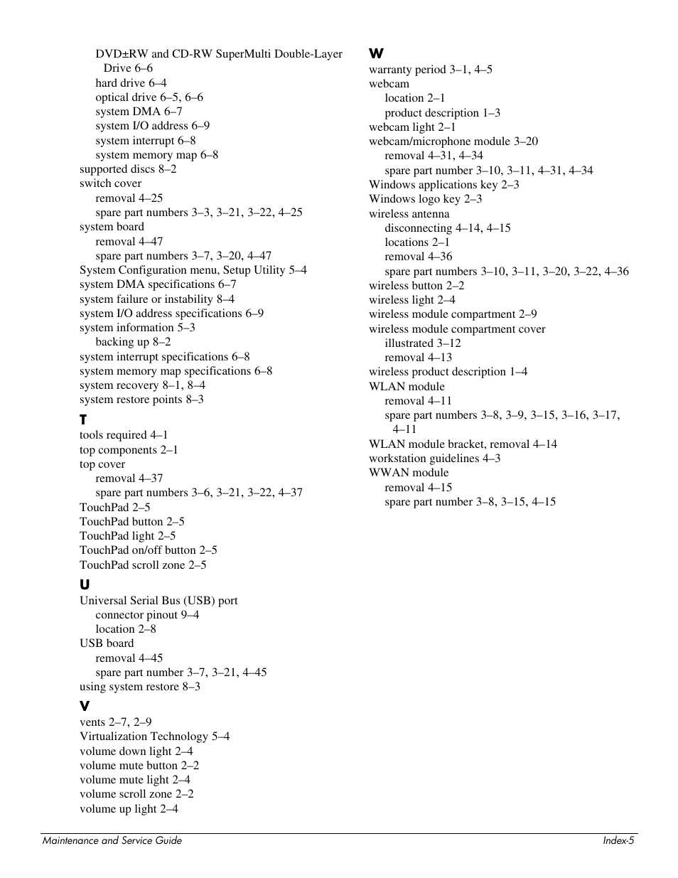 HP 512424-001 User Manual | Page 154 / 154