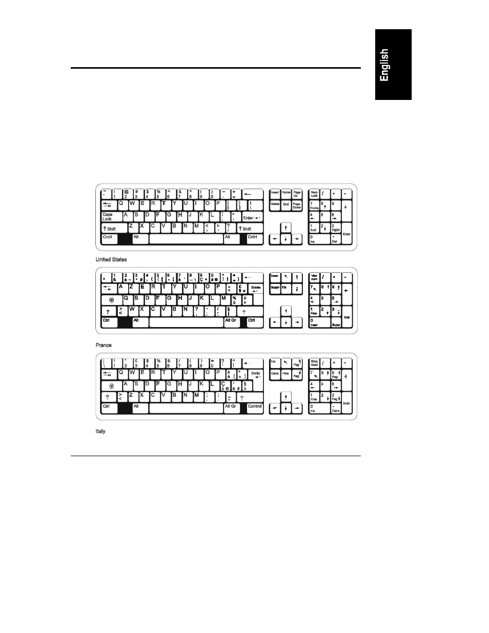 G keyboard layouts | HP D6028-90004 User Manual | Page 101 / 114