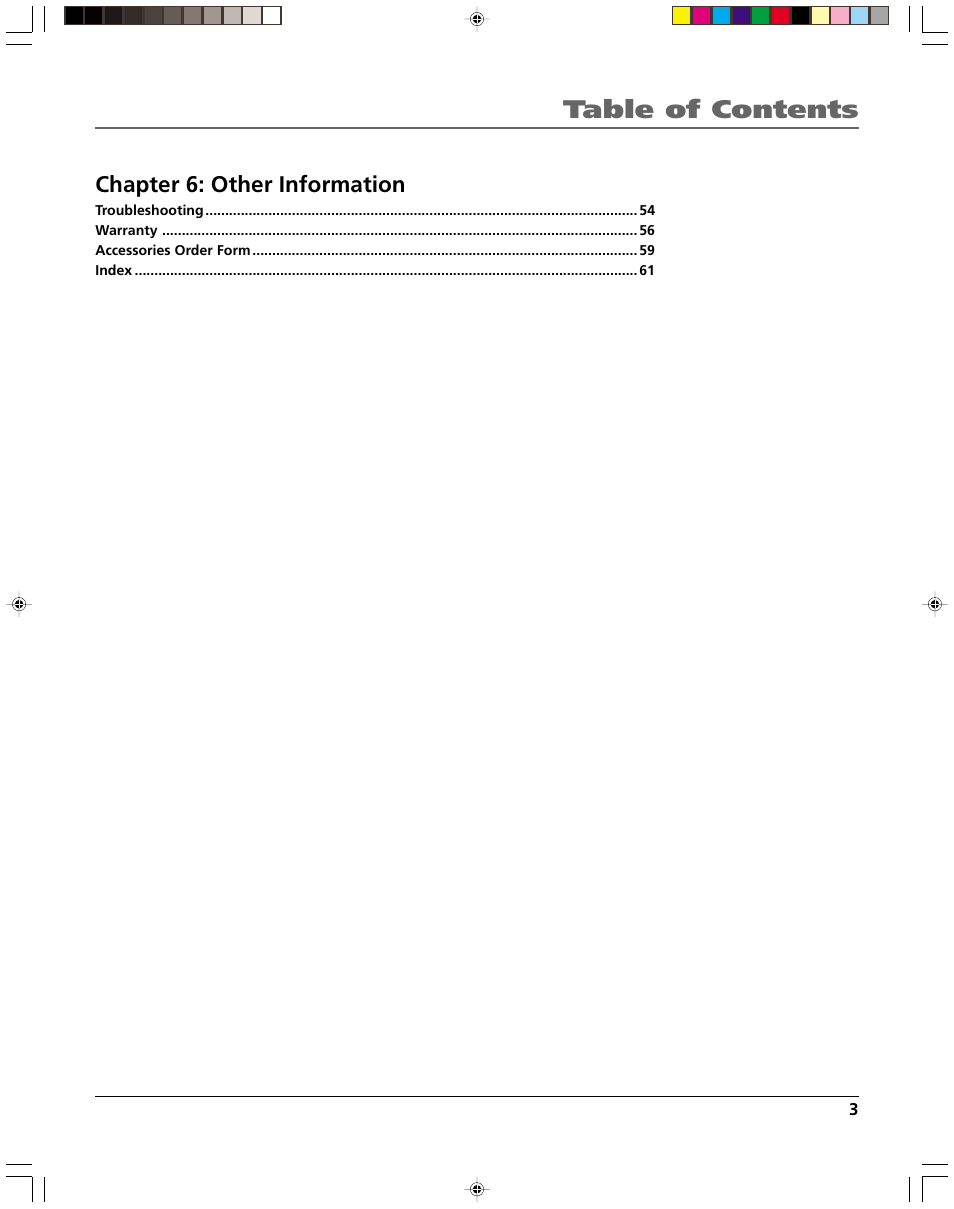 HP RC5240P User Manual | Page 5 / 65