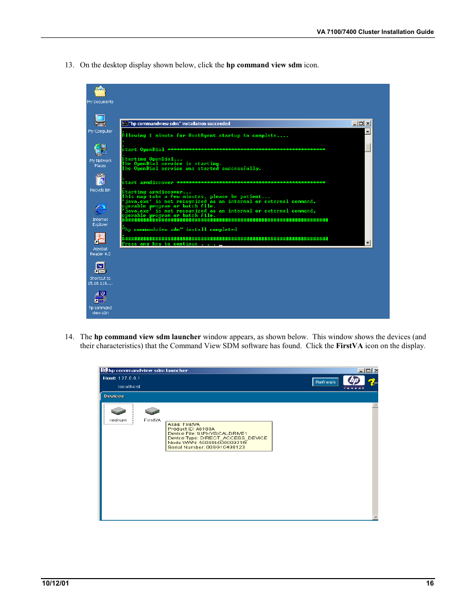 HP VA 7400 User Manual | Page 19 / 52