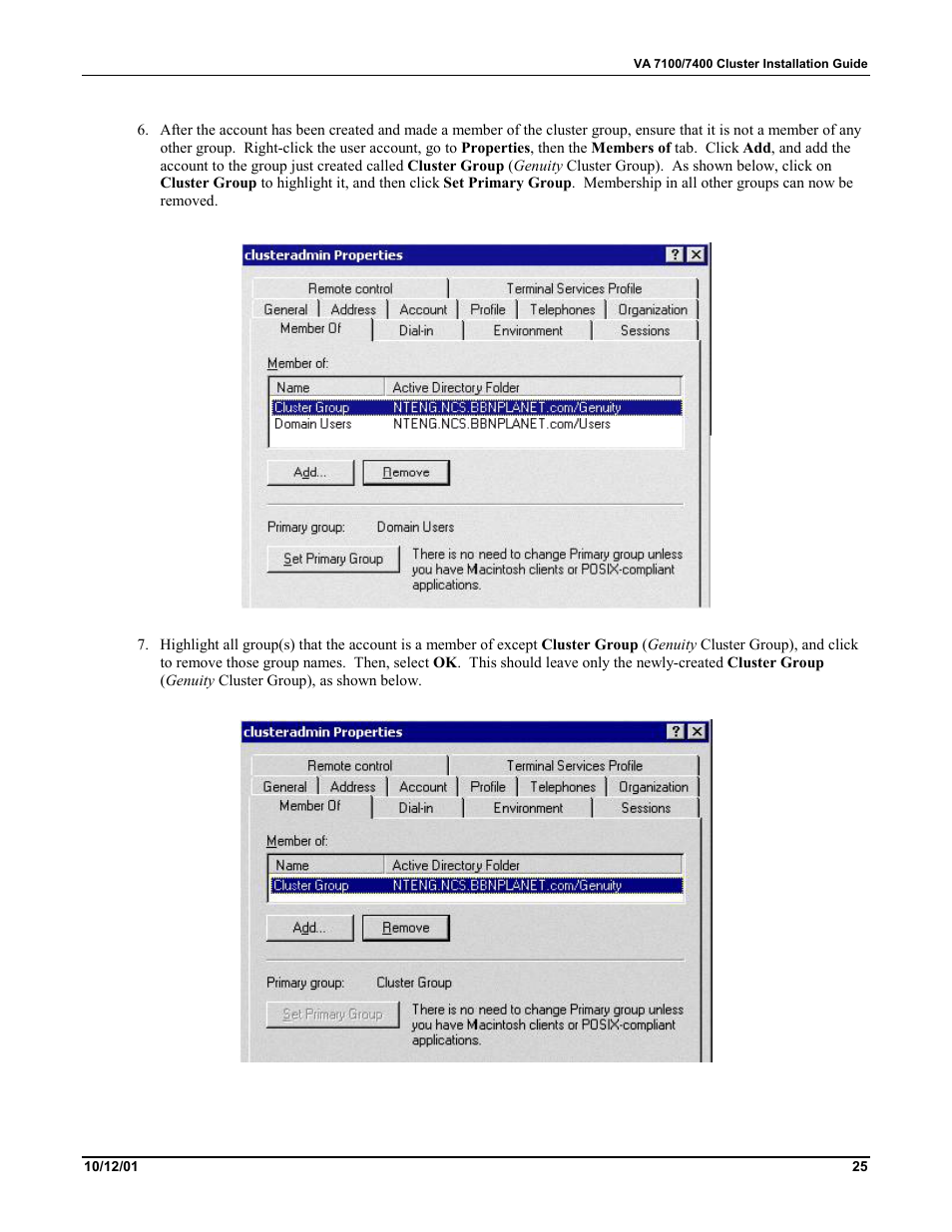 HP VA 7400 User Manual | Page 28 / 52