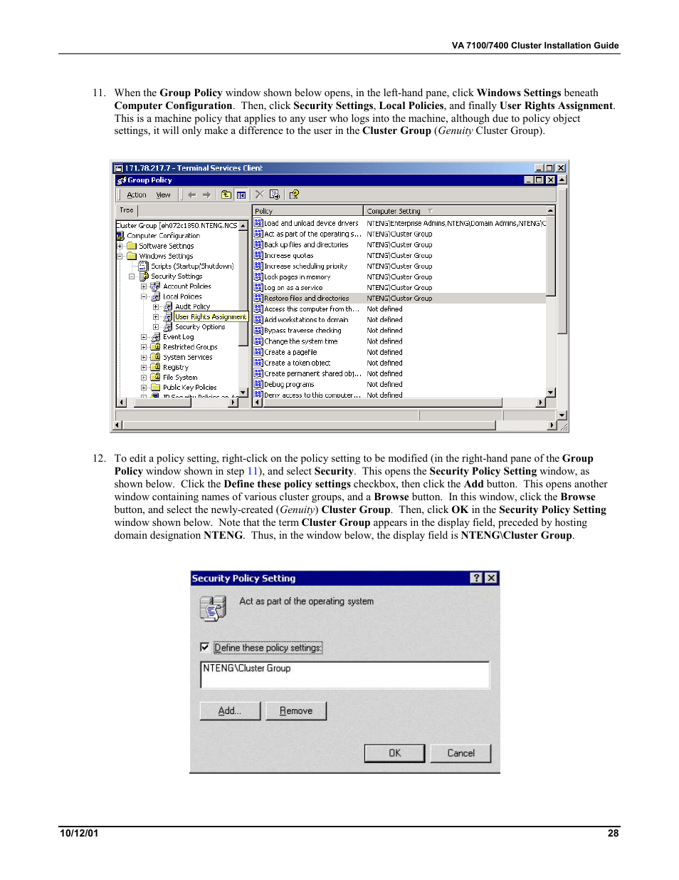 HP VA 7400 User Manual | Page 31 / 52
