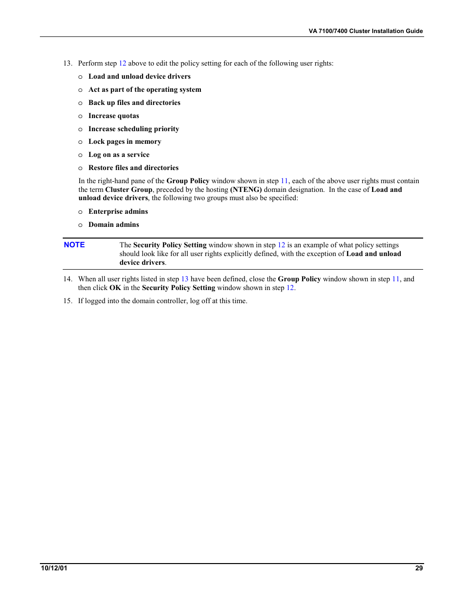 HP VA 7400 User Manual | Page 32 / 52