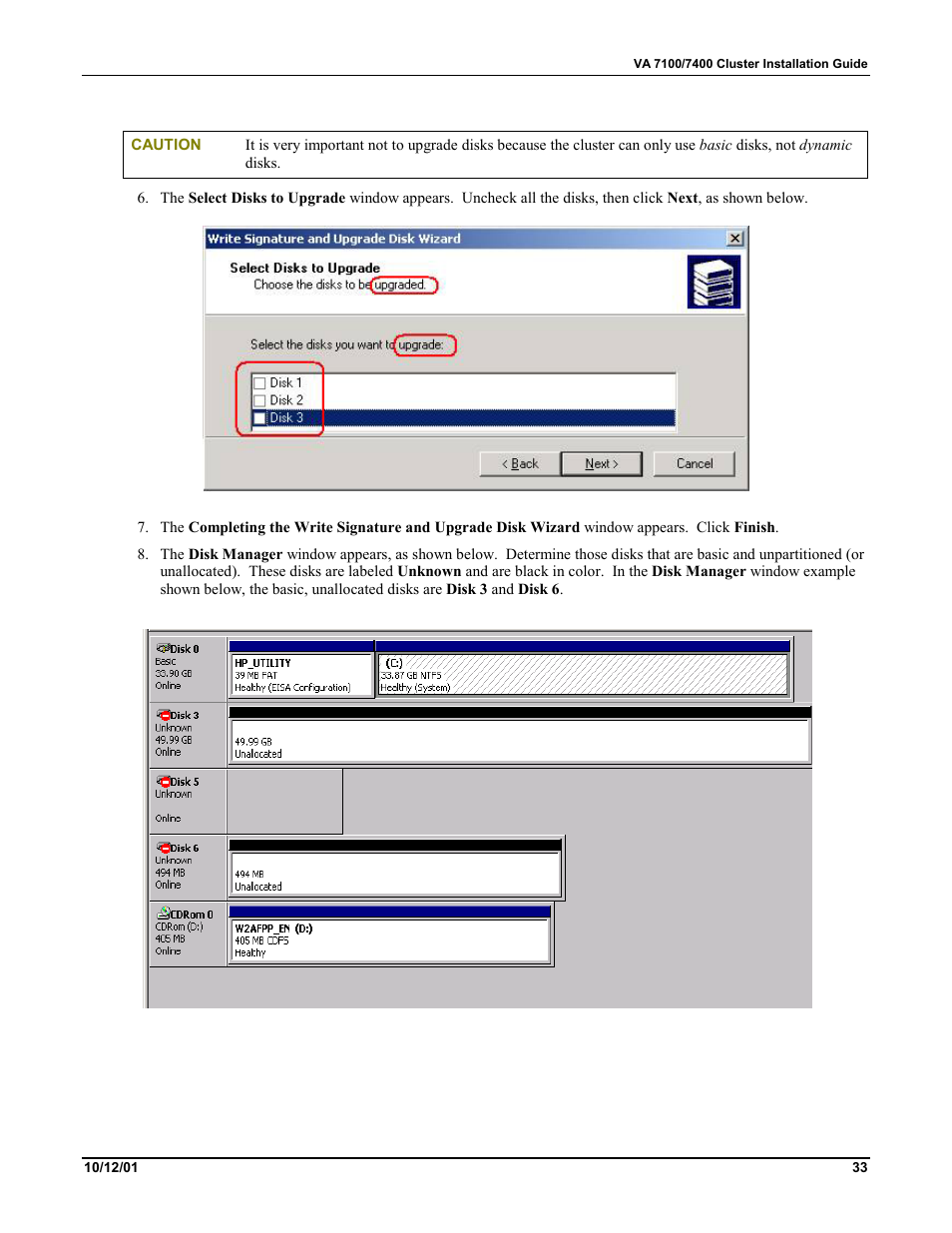 HP VA 7400 User Manual | Page 36 / 52