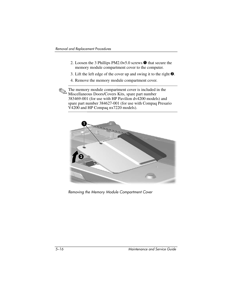 HP V4200 User Manual | Page 122 / 273