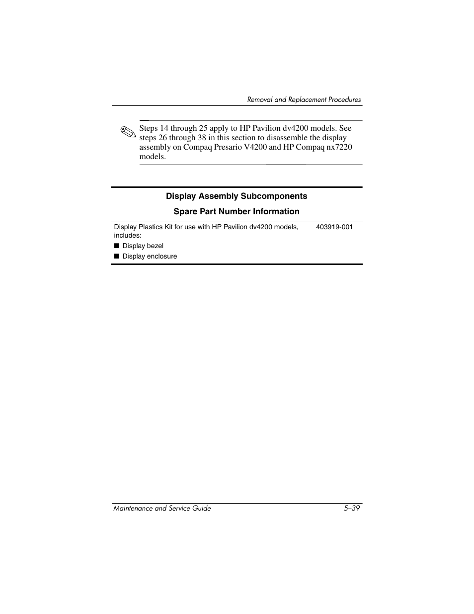 HP V4200 User Manual | Page 145 / 273