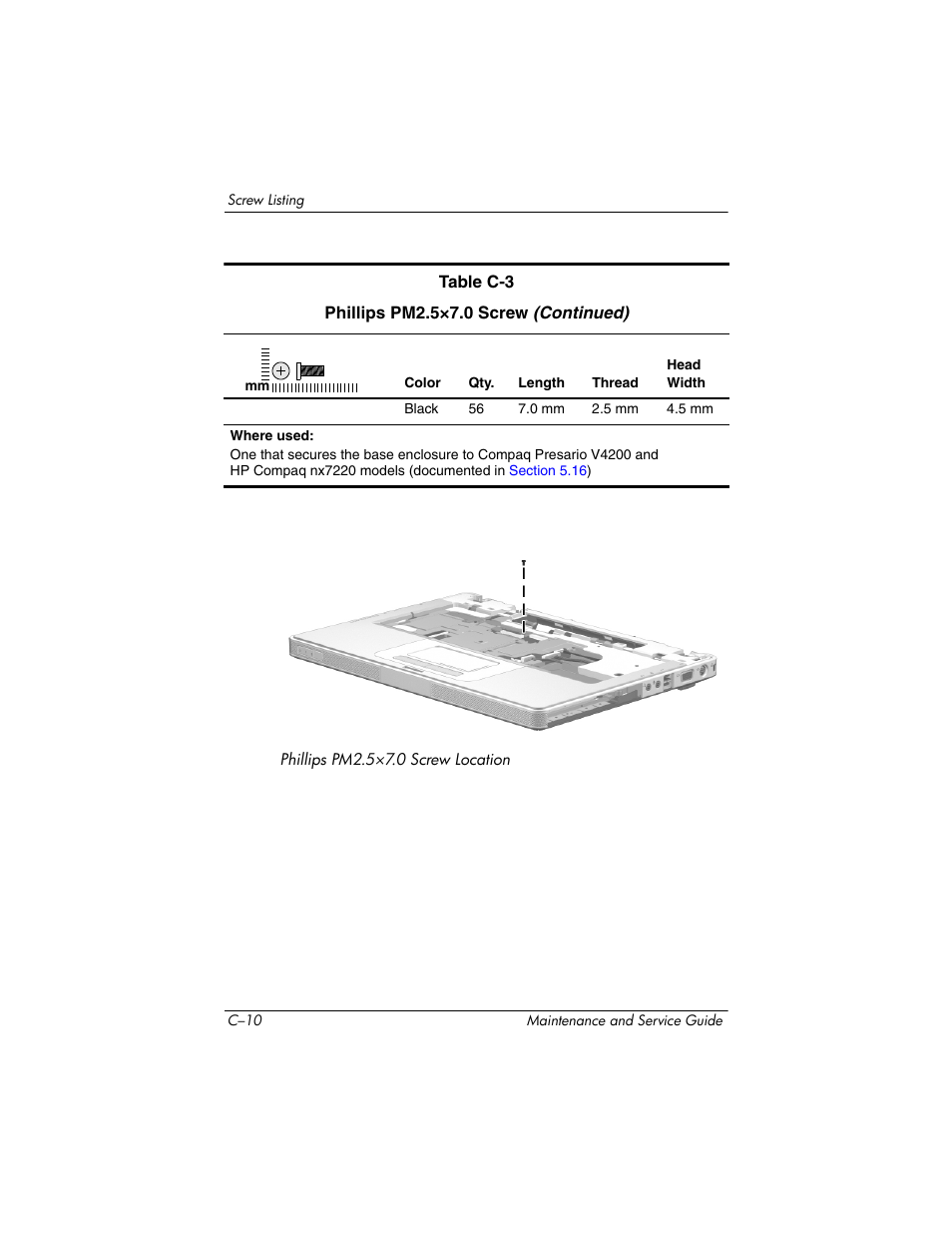 HP V4200 User Manual | Page 230 / 273