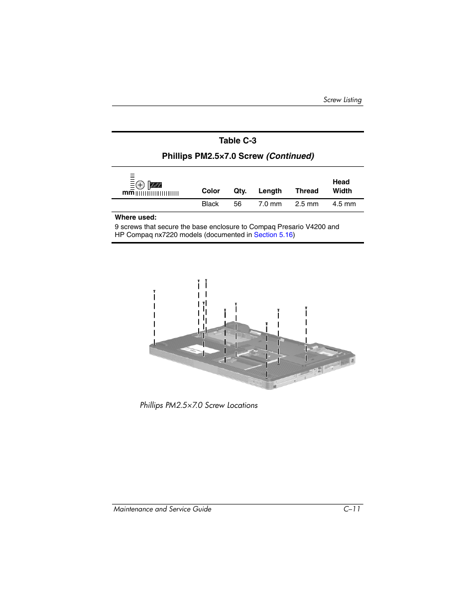 HP V4200 User Manual | Page 231 / 273