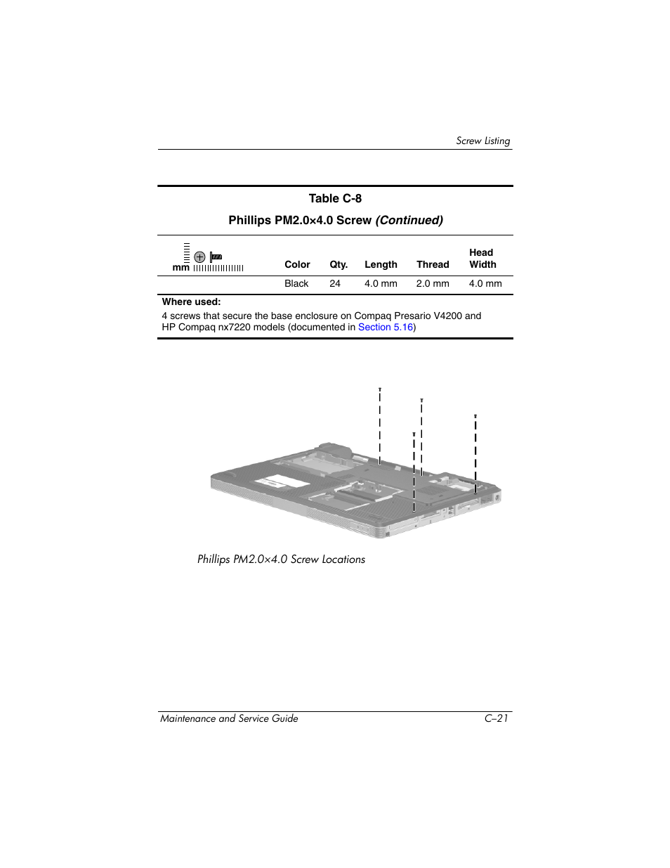HP V4200 User Manual | Page 241 / 273