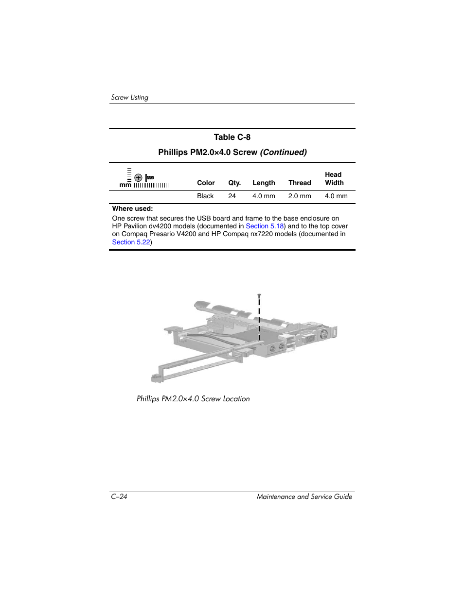 HP V4200 User Manual | Page 244 / 273