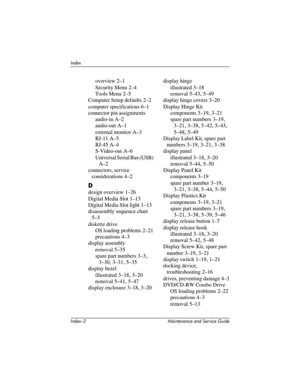 HP V4200 User Manual | Page 268 / 273