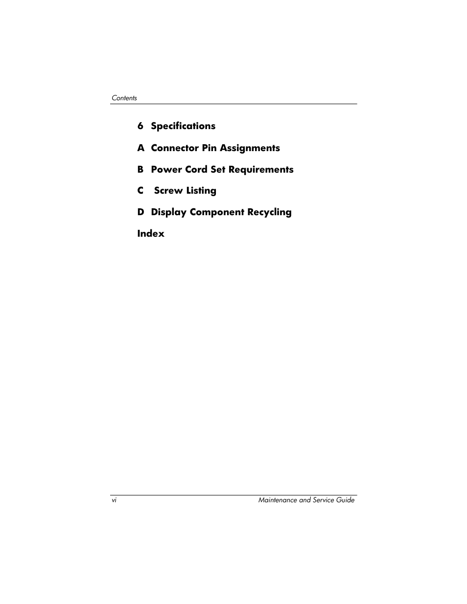 HP V4200 User Manual | Page 6 / 273