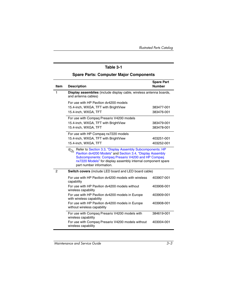 HP V4200 User Manual | Page 63 / 273