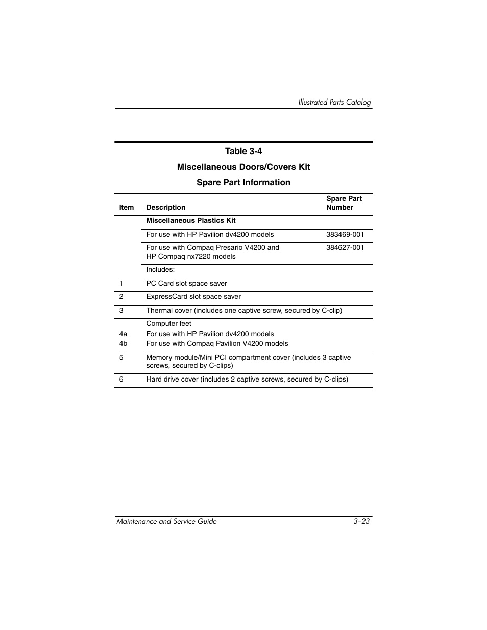 HP V4200 User Manual | Page 83 / 273