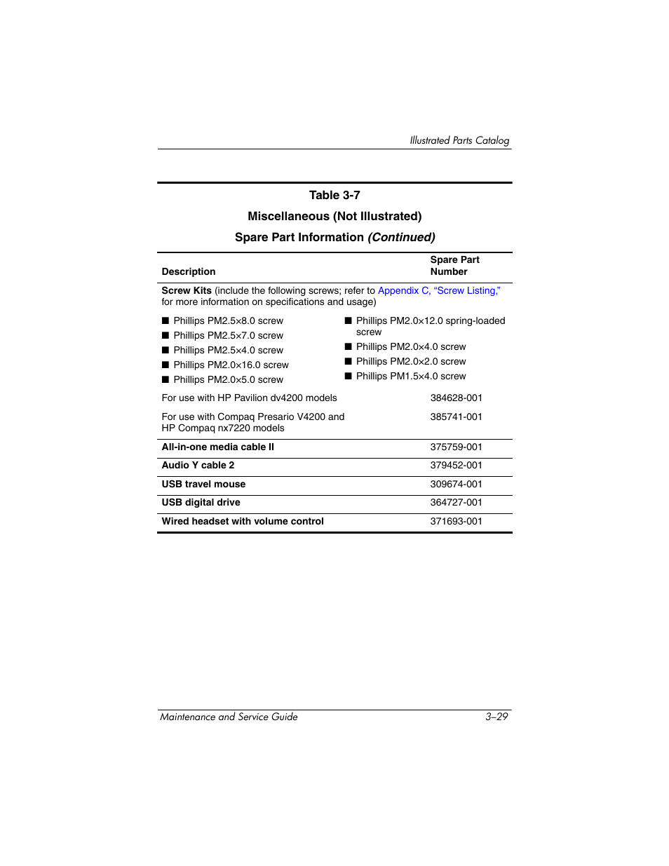 HP V4200 User Manual | Page 89 / 273